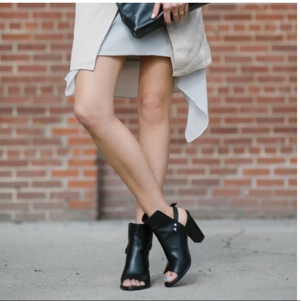 Rag & Bone Wyatt Slingback Open Toe Bootie - image 1